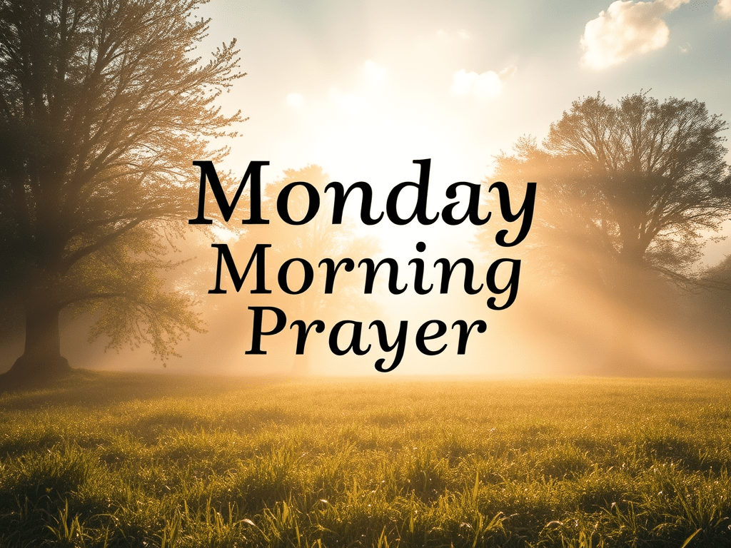 Monday Morning Prayer