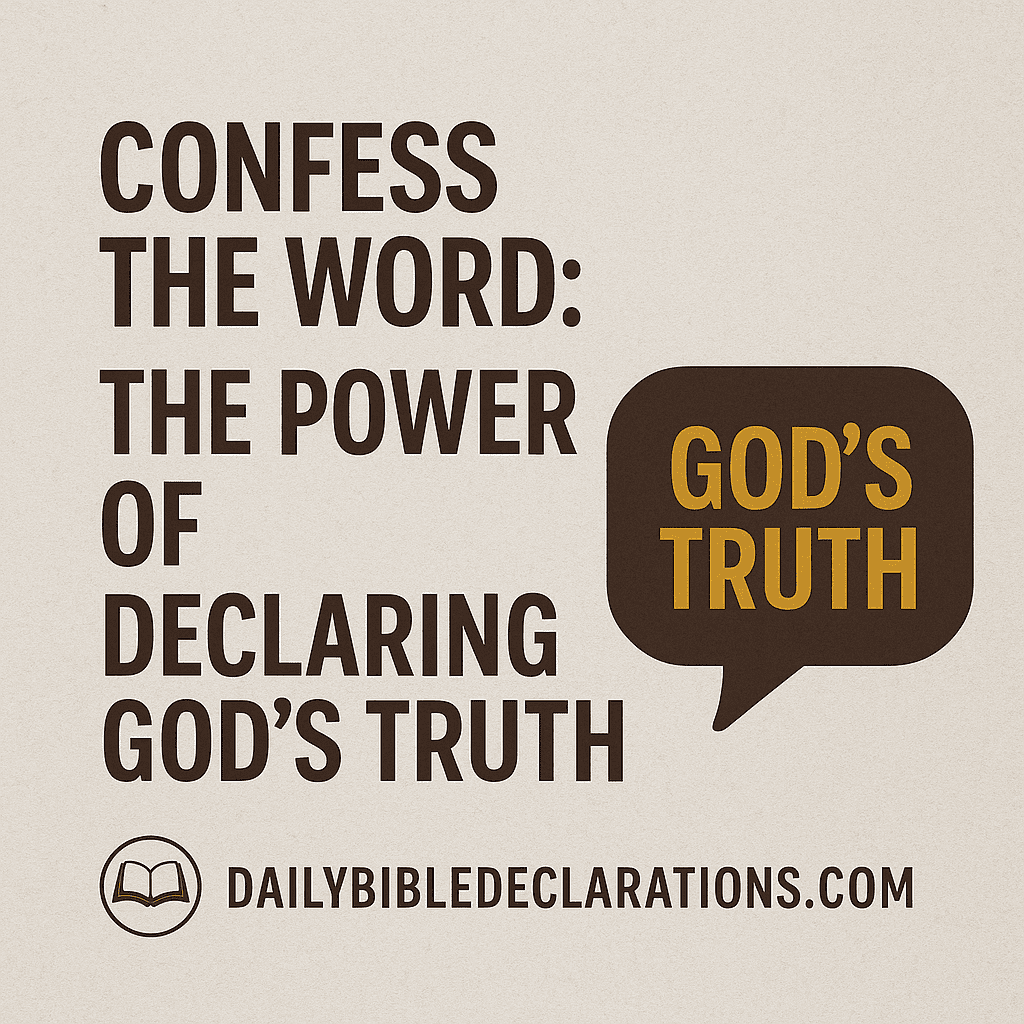 confess the Word