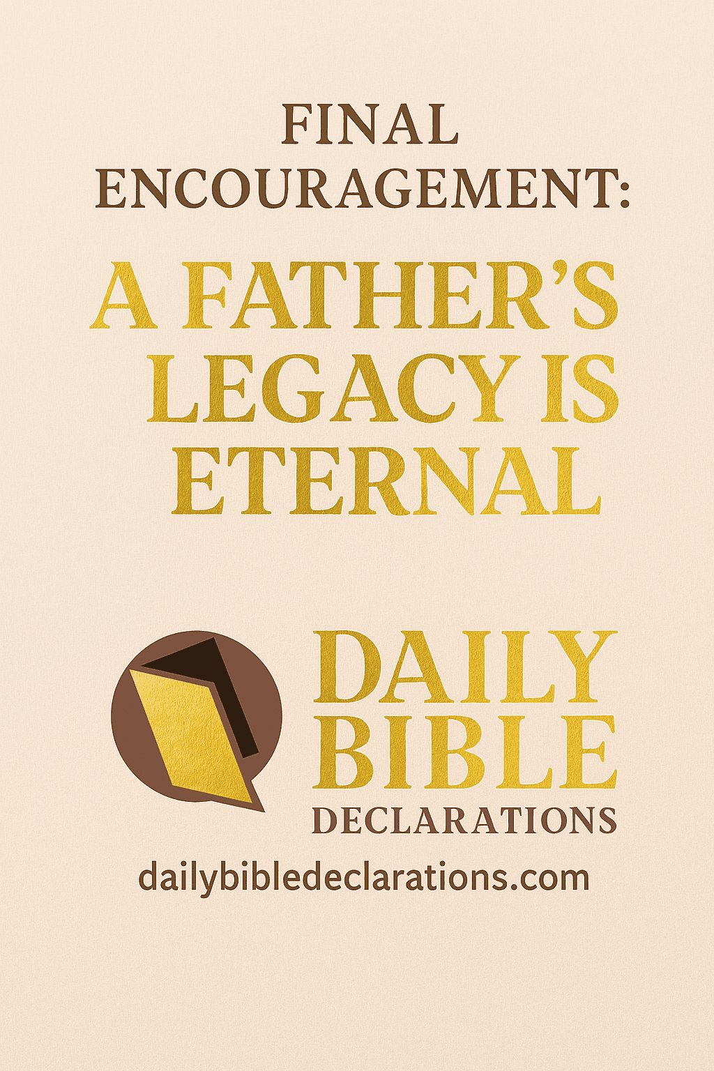 faith declarations for dads