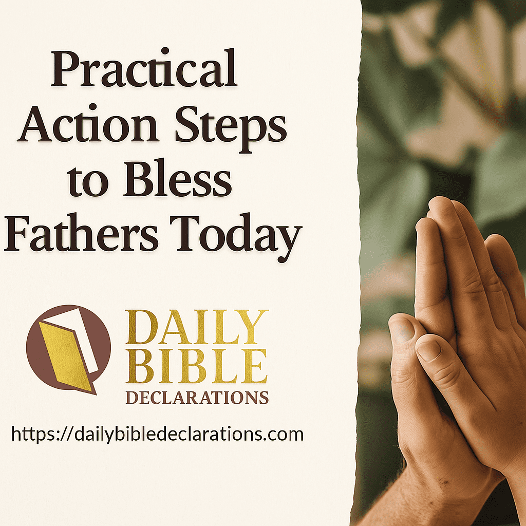 faith declarations for dads