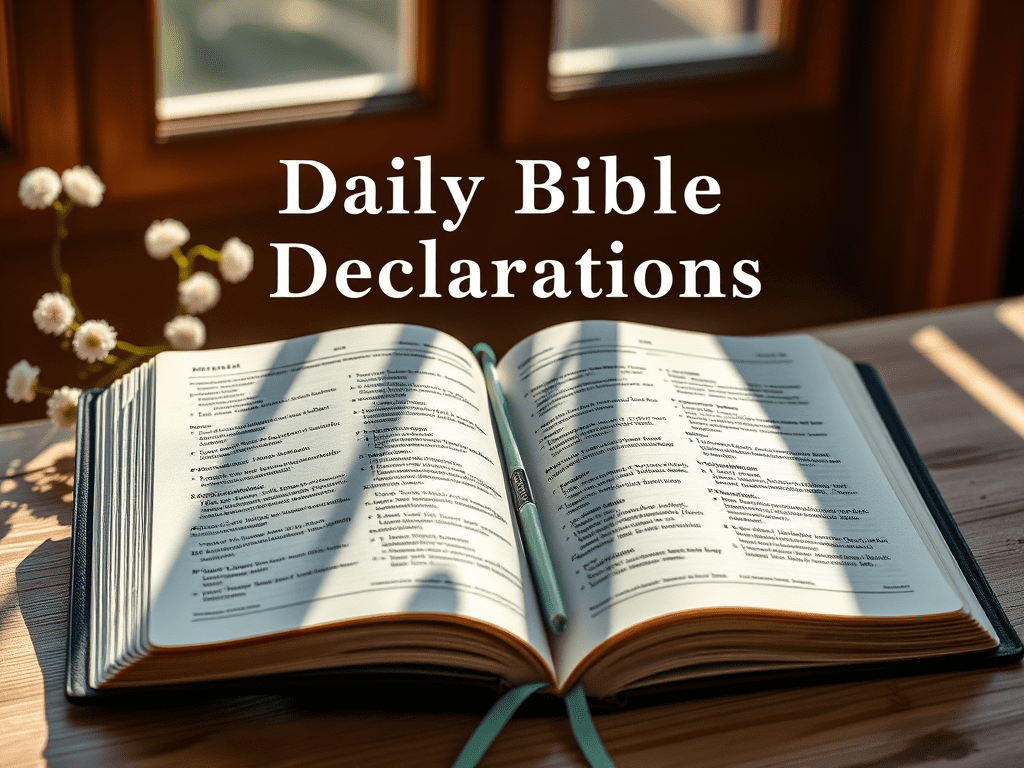 Biblical declarations