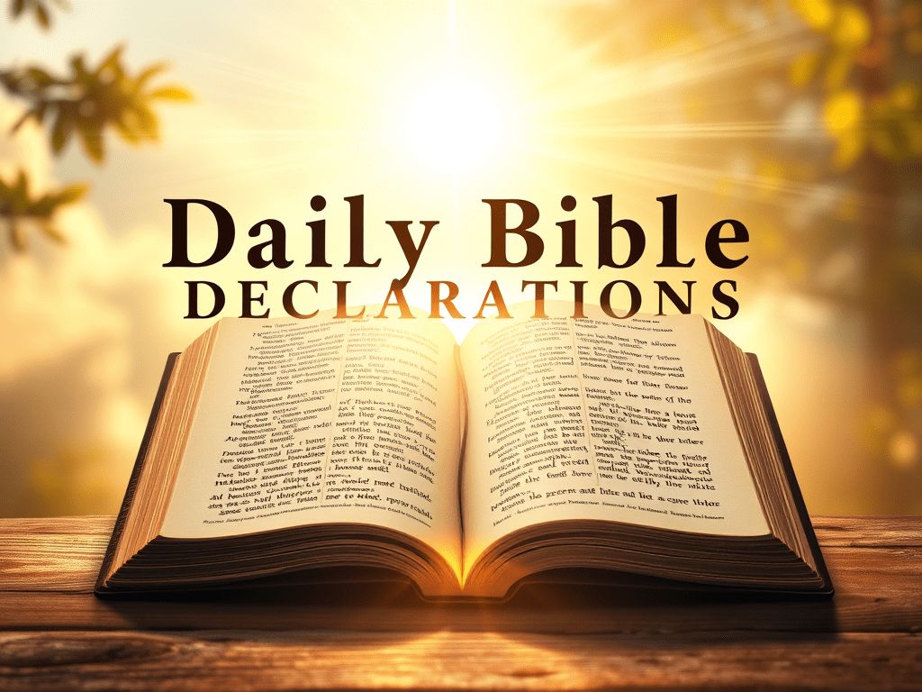 About daily Bible declarations