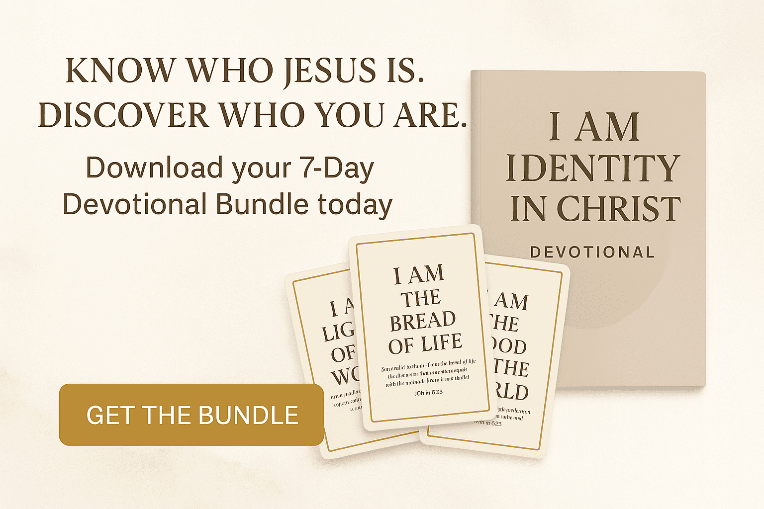 I AM Declarations of Jesus
