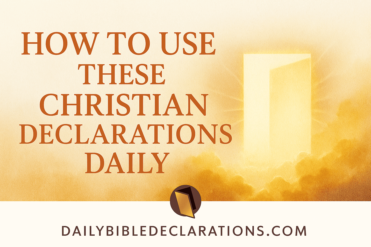 Scripture declarations for growth