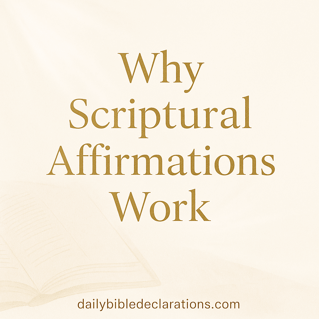 Scriptural affirmations