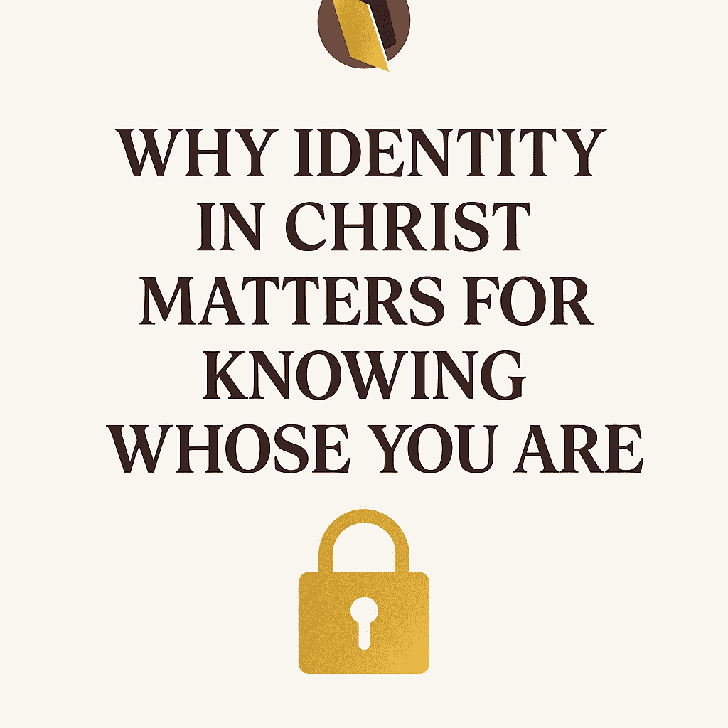 why identity in Christ matters