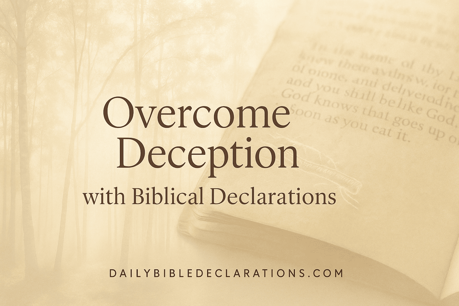 Overcome Deception