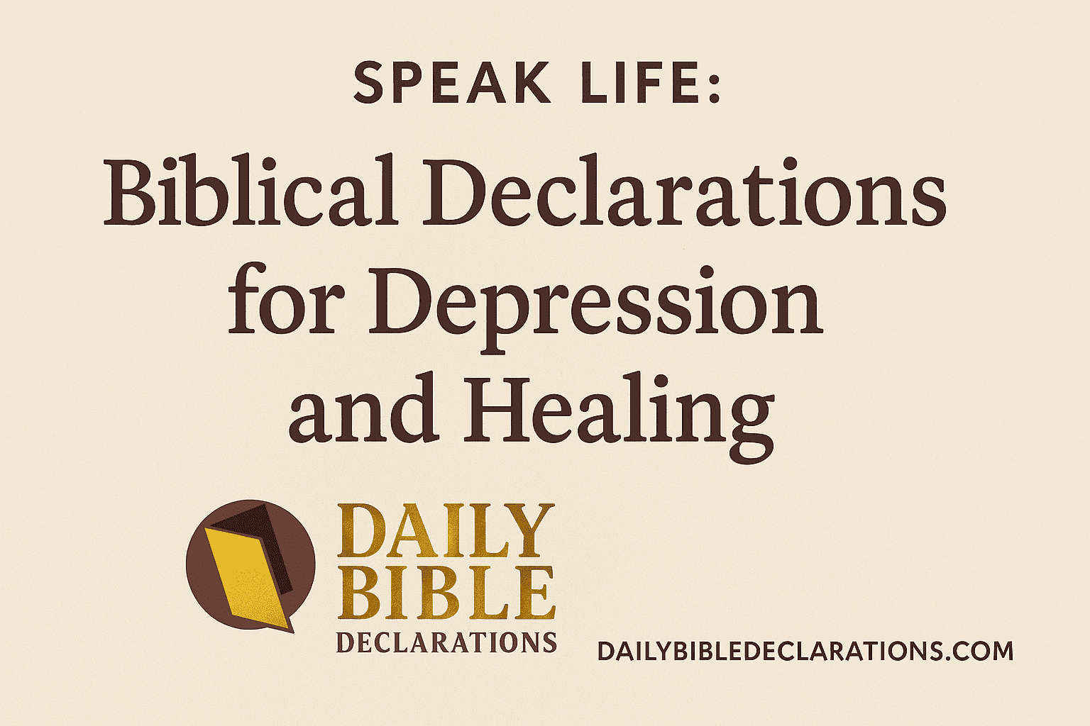 Overcome Depression with God