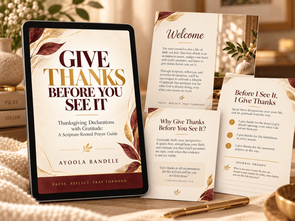 Give thanks to the Most High, Thanksgiving declarations
