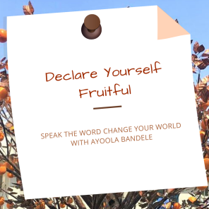 Fruitfulness declaration prompt card