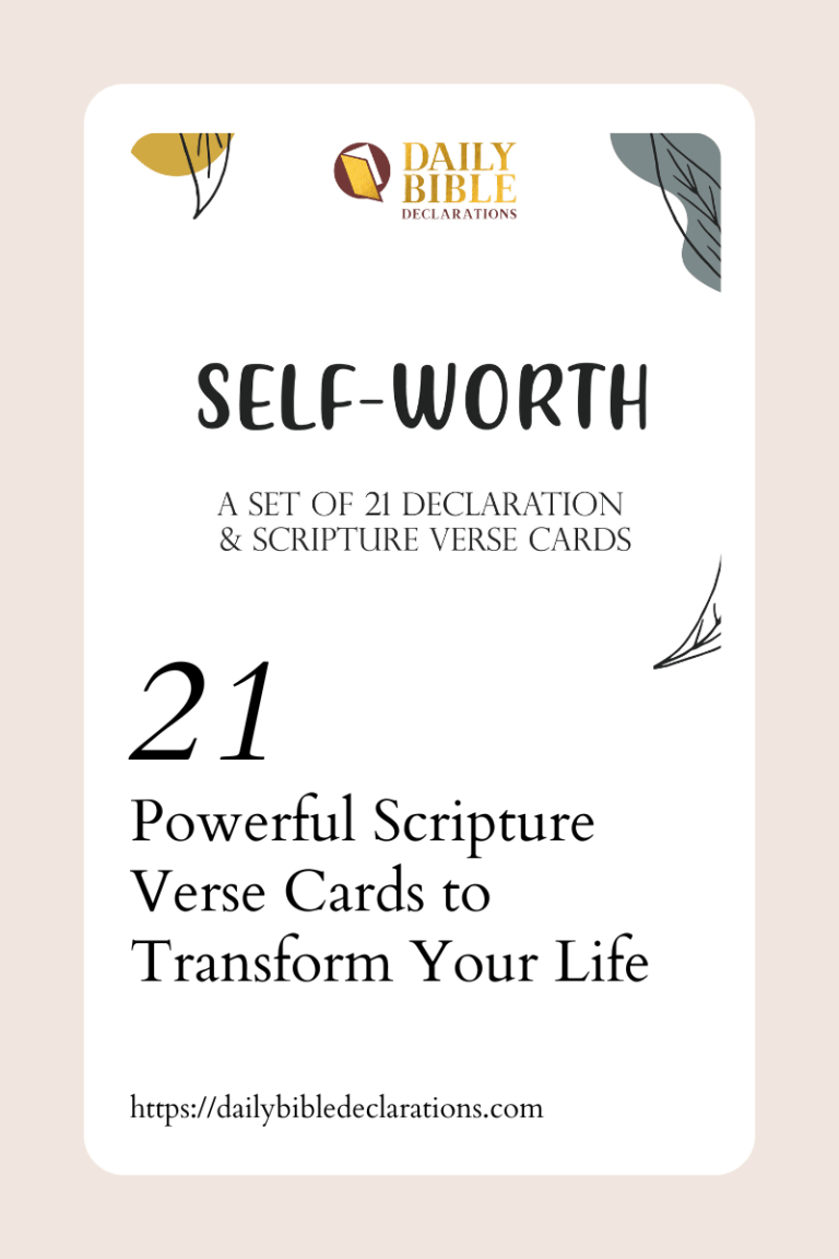 Daily Bible declarations