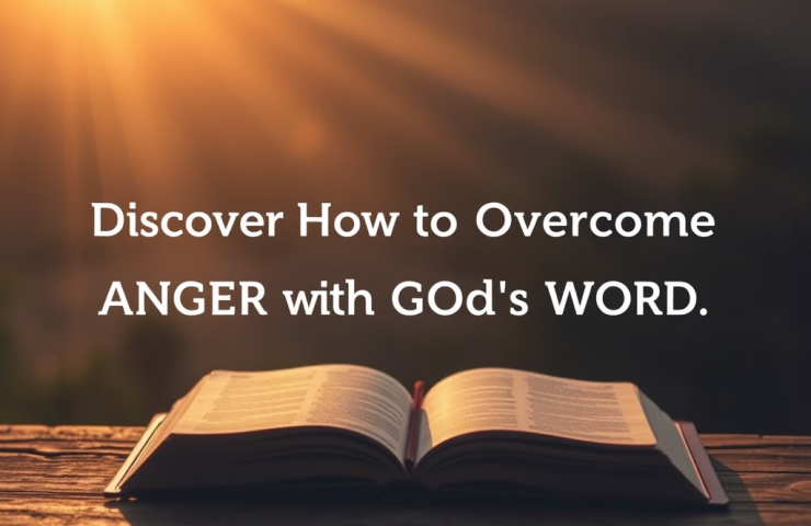 Bible verses for anger and healing