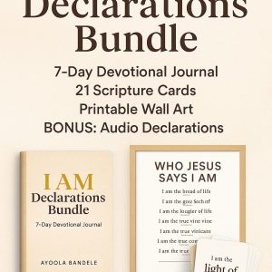 I AM Declarations Devotional Bundle – Affirm Faith & Identity
