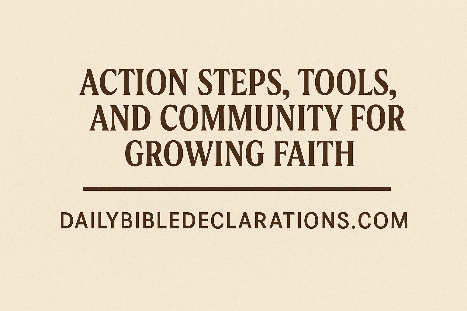 Christian faith statements