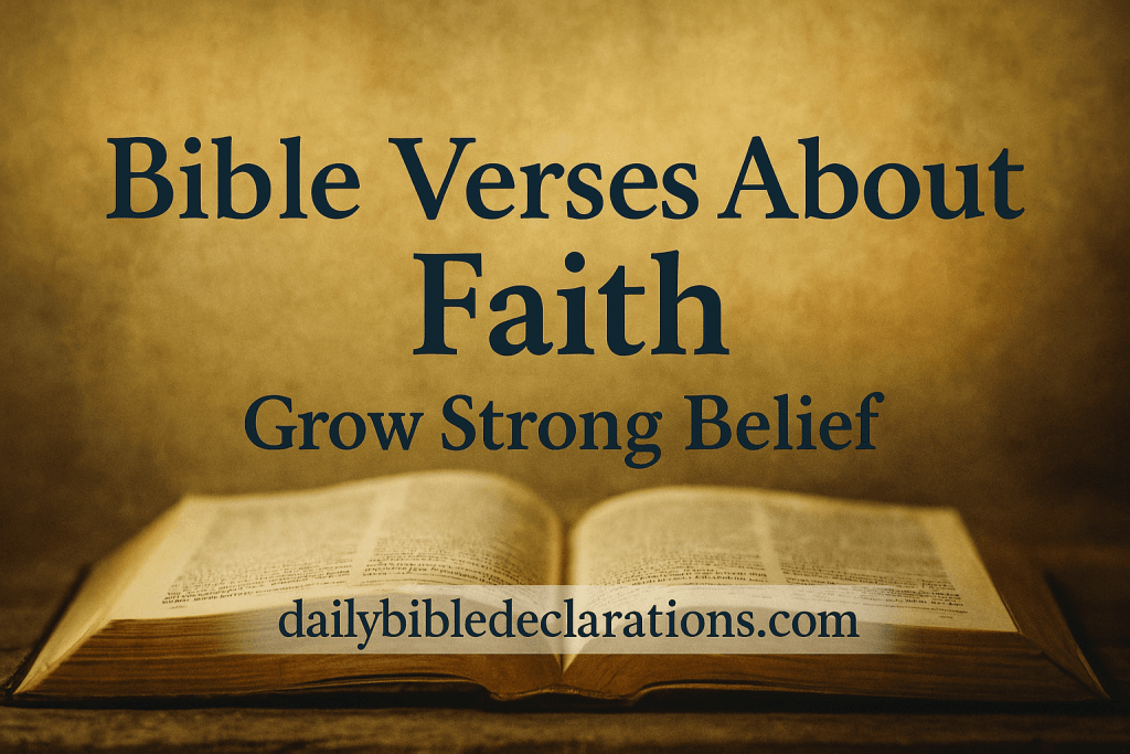 Bible Verses About Faith That Strengthen