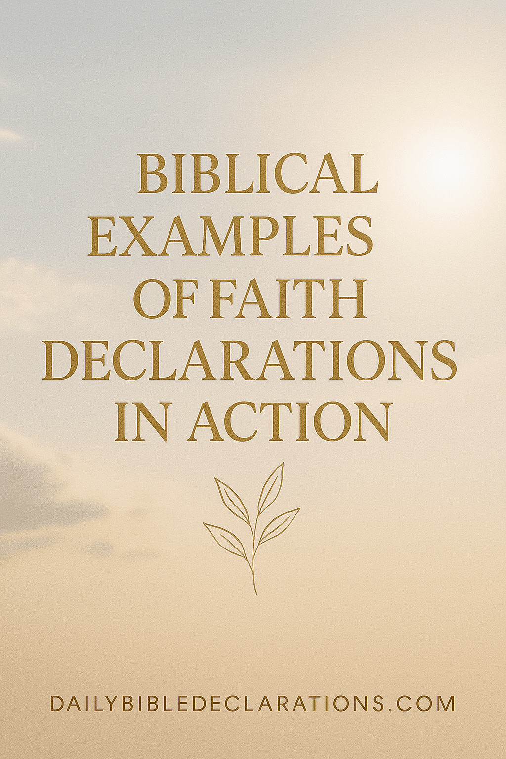 Christian affirmations