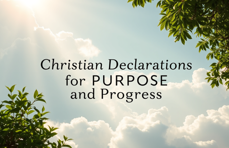 Christian Declarations for Purpose and Progress