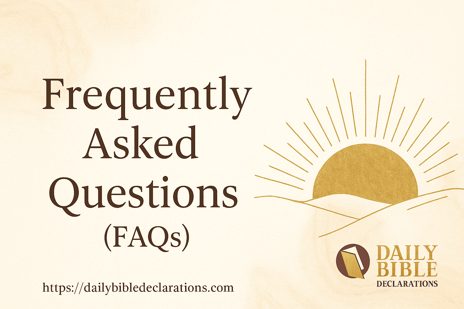 biblical declarations