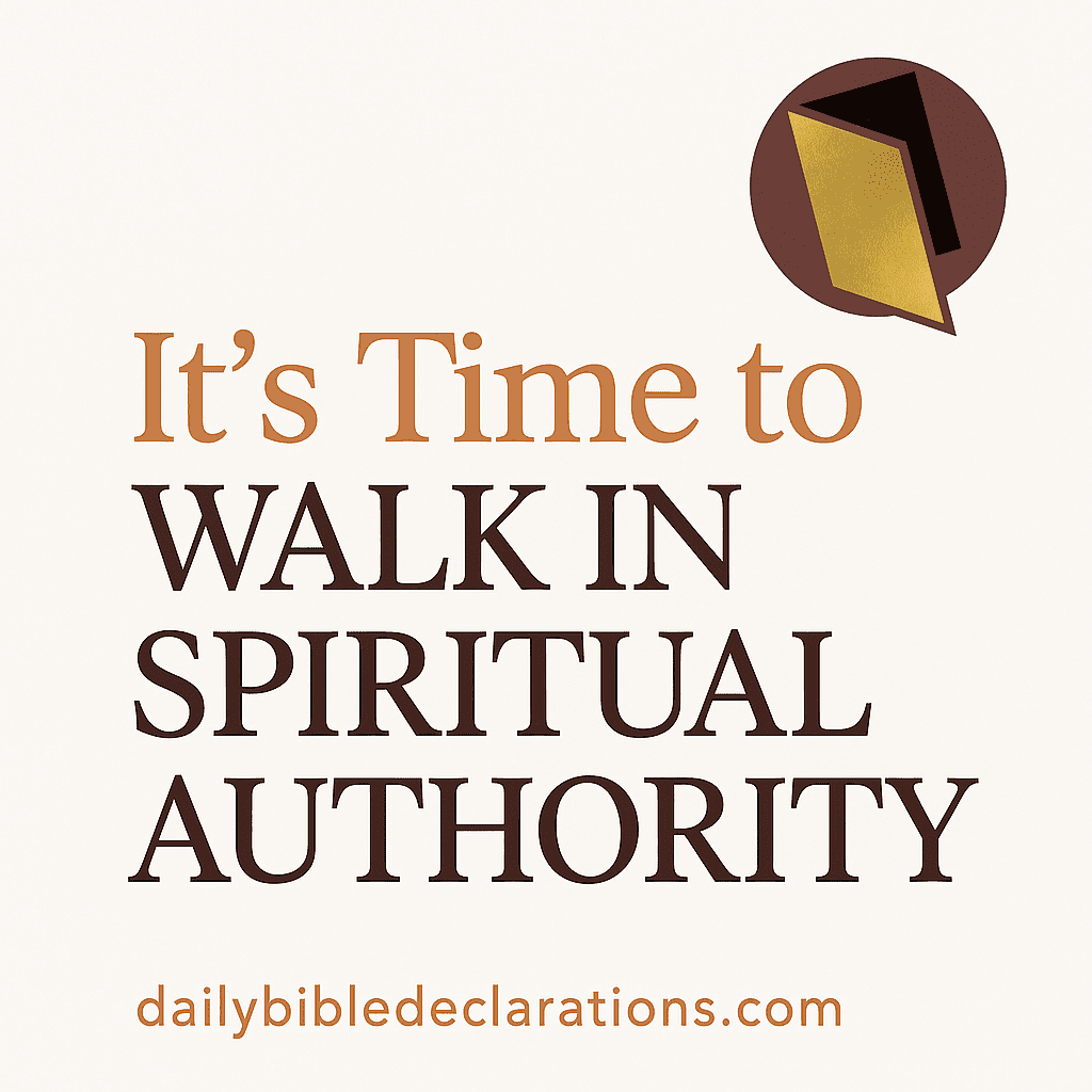 Spiritual authority declarations
