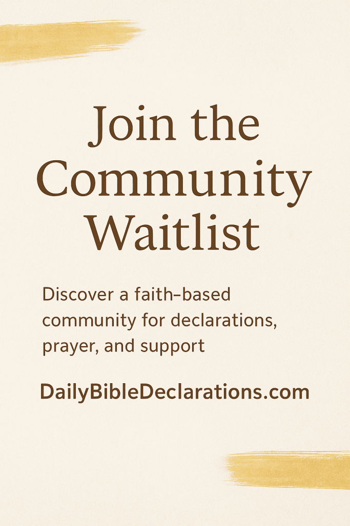 Community Waitlist – Join Today