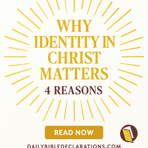 why identity in Christ matters – 4 reasons