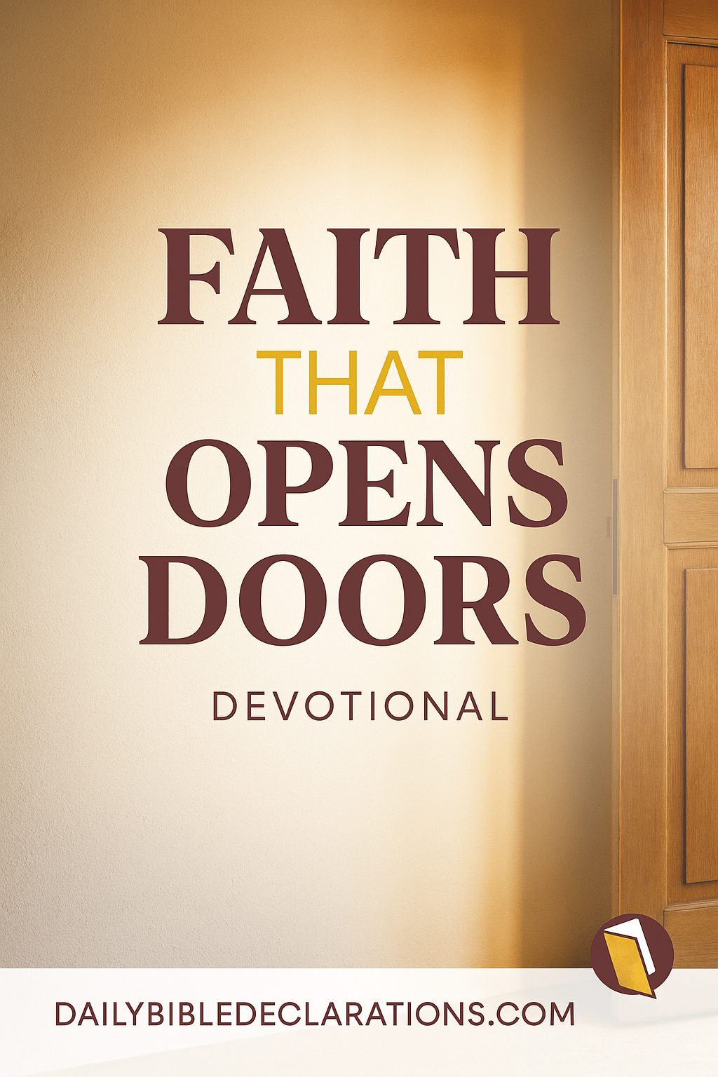 faith that opens doors